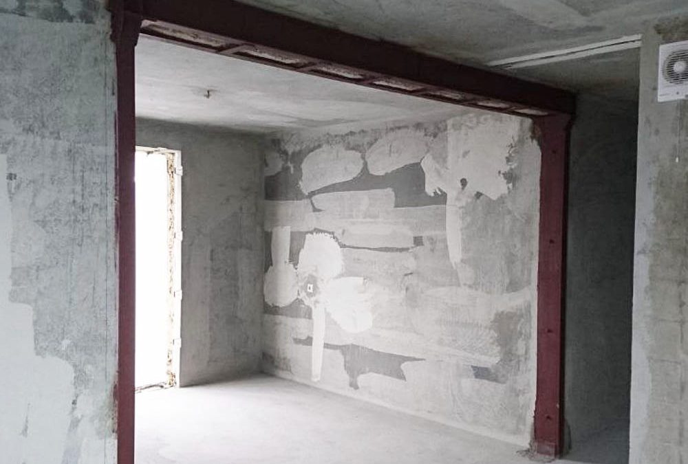 Усиление проема в несущей стене