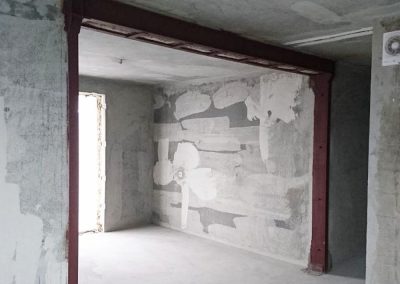 Усиление проема в несущей стене