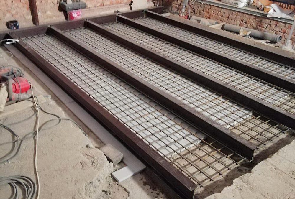 Усиление межэтажного перекрытия