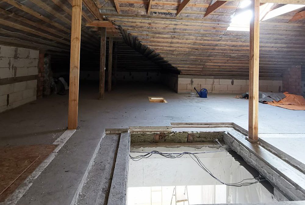 Вырезка проема в плите перекрытия с усилением